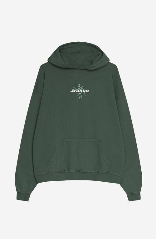 Sudadera Washed Trance Lightning Green