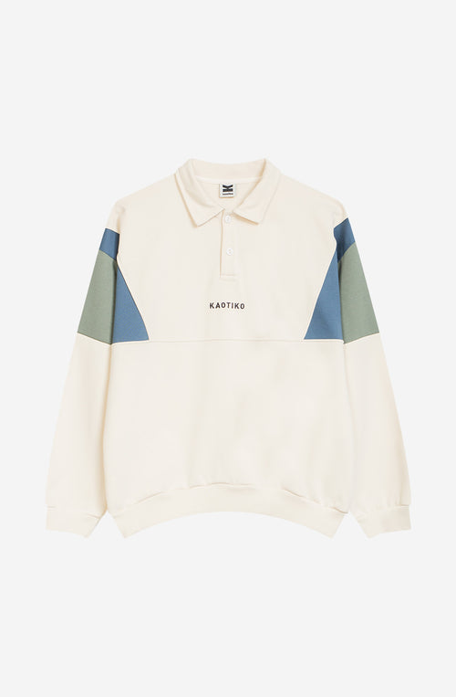 Sudadera Polo Harry Bone/Prusia/Old Green