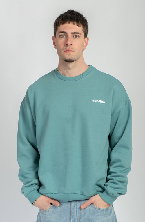 Sudadera Regular Iconic Basil Green