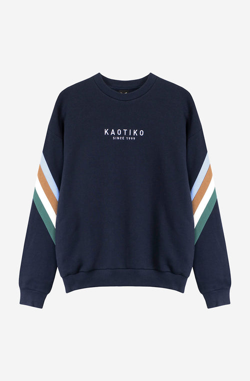 Sudadera Walker Navy/Sky/Camel/Heura