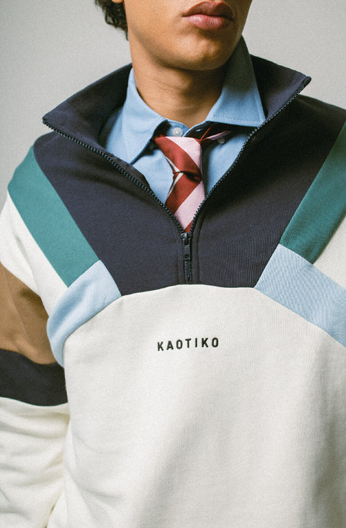 Sudadera Aleck Ivory/Navy