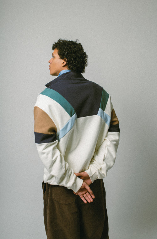 Sudadera Aleck Ivory/Navy