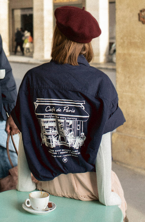 Camisa Paris Coffee Navy