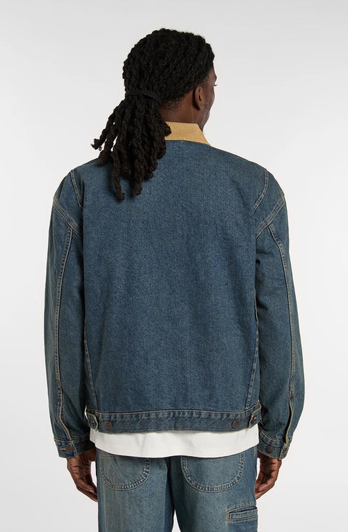 DICKIS Denim Painter Jacket Khaki Tinted Blue