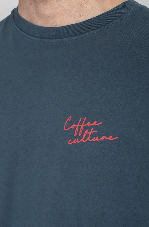 Camiseta Coffee Time Navy