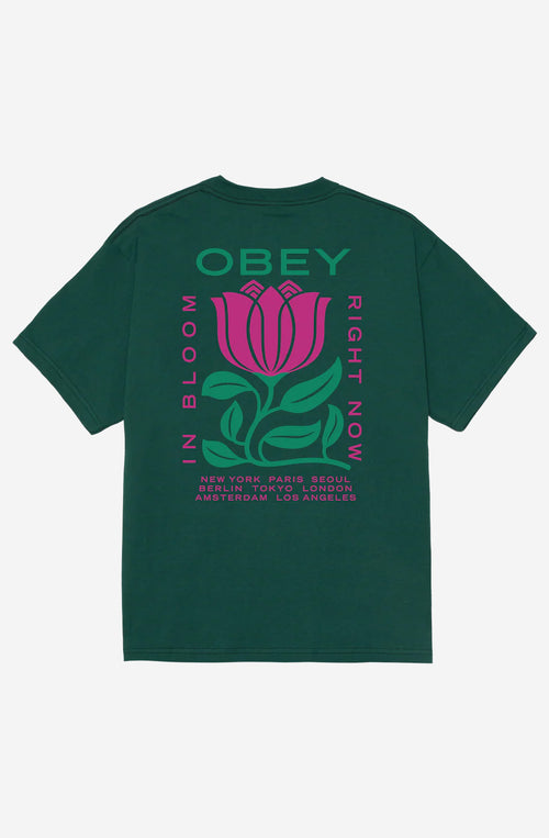 Obey In Bloom Classic Rainforest T-Shirt