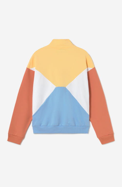Sudadera Anneta Vanilla/White/Niagara/Apricot