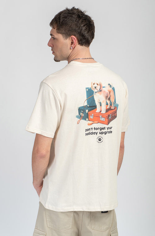 Camiseta Holiday Upgrade Organic Cotton Ivory