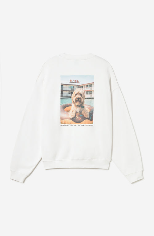 Sudadera Pet-Friendly Organic Cotton White