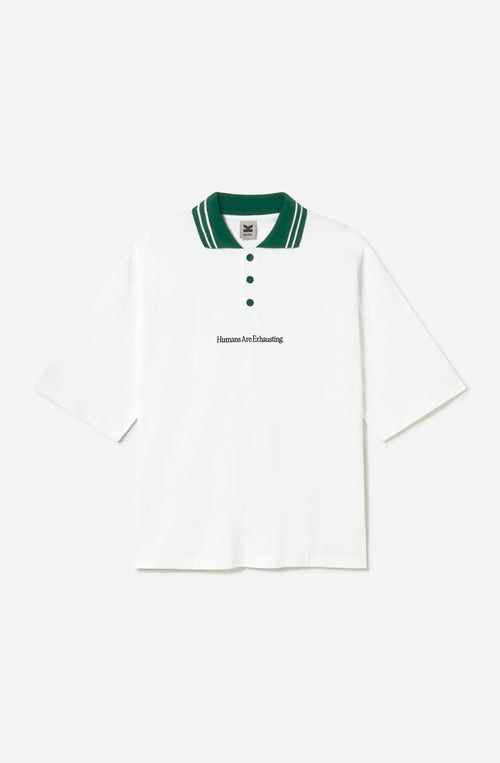 Polo Humans Are Exhausting Organic Cotton White
