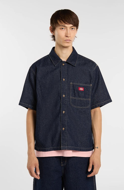 Camisa DICKIES Denim SS Rinsed
