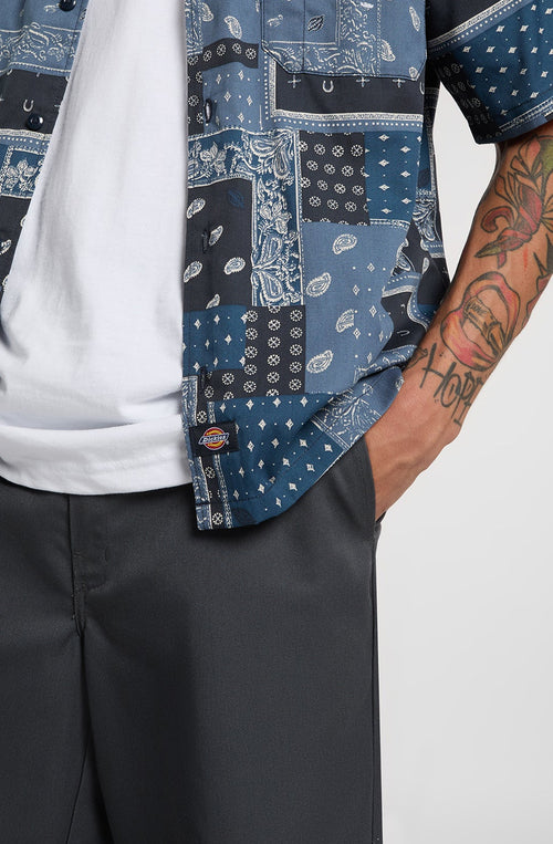 Camisa DICKIES Glandorf SS Dark Navy