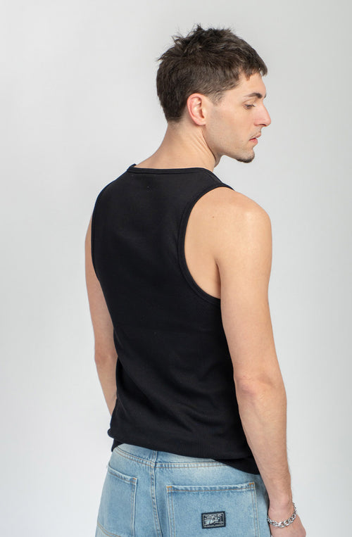 Camiseta Tank Top Humans Are Exhausting Black