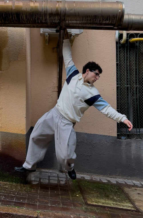 Sudadera Harry Ivory/Navy/Sky