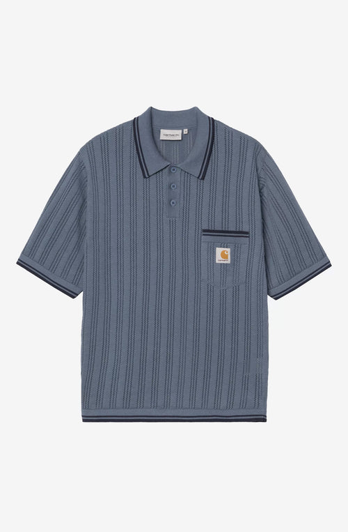 Carhartt WIP Ramsey Polo Velvet Blue