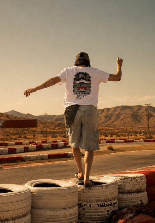 The Last Road Trip Organic Cotton White T-shirt