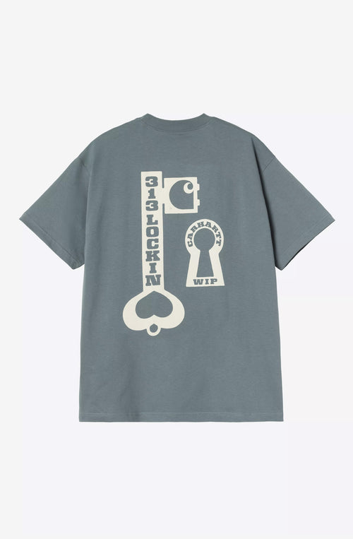 Camiseta CARHARTT Locked Organic Cozy Blue