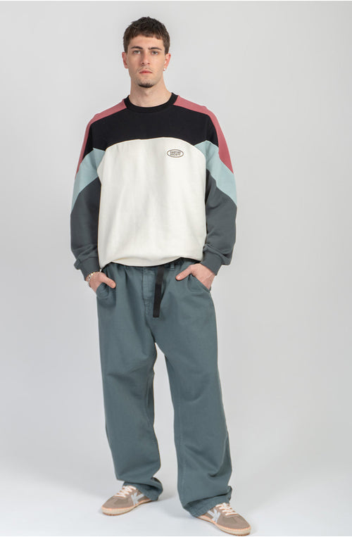 Sudadera Dru/Ivory/Black/Jade/Cloud