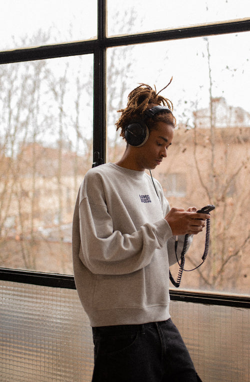 Sudadera Long Nights Gray