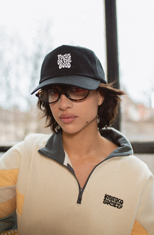 Sudadera Half-Zip Clark Bone/Cloud