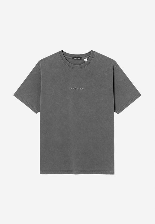 Camiseta Basic Washed Black