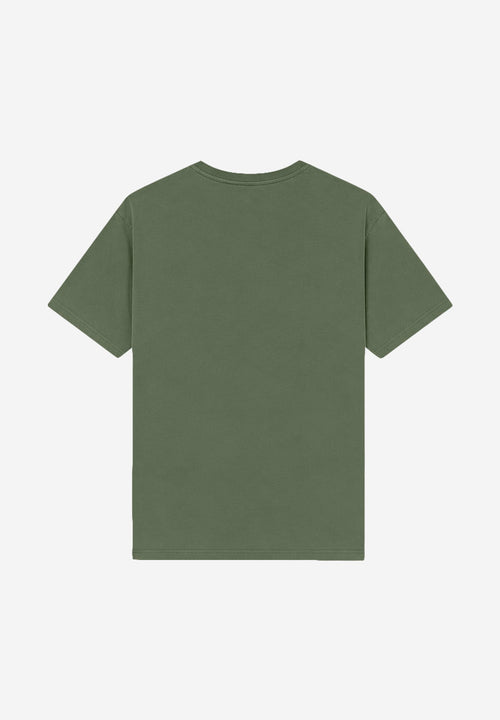 Camiseta Basic Washed Army