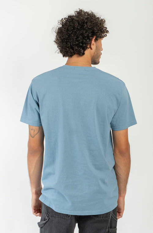 Camiseta Basic Washed Blue