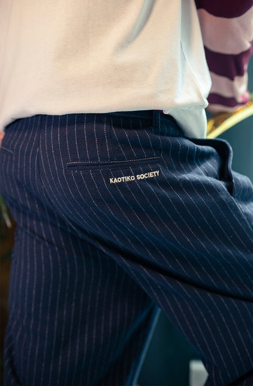 Pantalón Stripes Belle Époque White / Navy