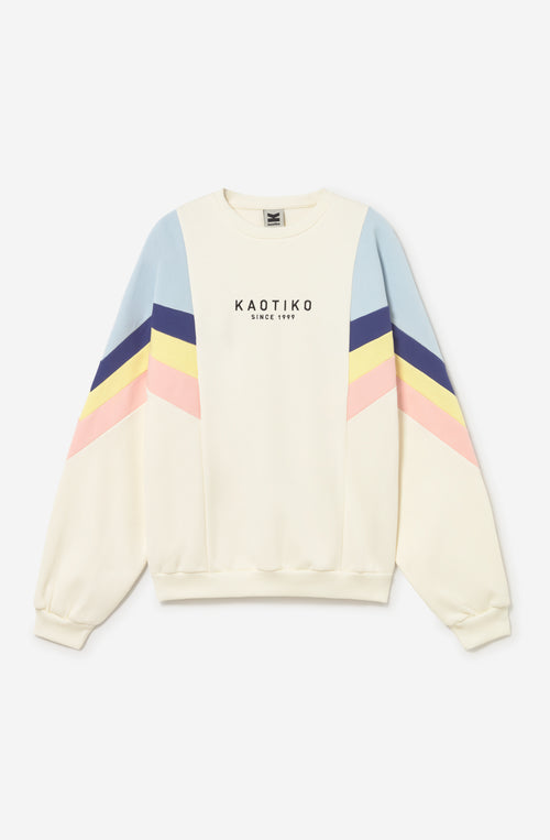 Sweatshirt Ginger Ivory/Blue/Navy/Rose/Yellow