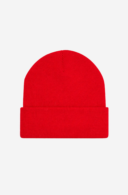 Gorro Apres Ski Red de punto unisex de Kaotiko BCN