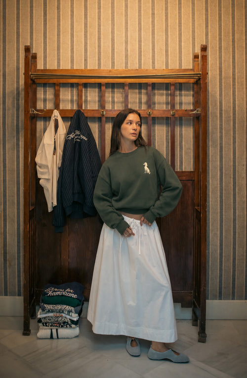 Sudadera Relaxed Snob Dogs Green