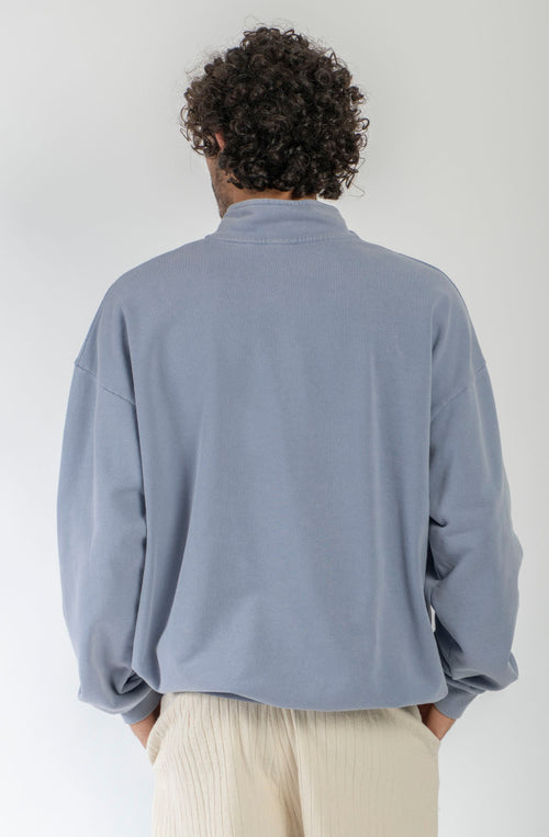 Washed Ski Steel Zipper Hoodie