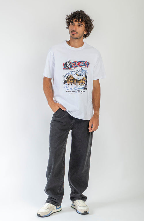 Luxury Vacation White Regular Fit T-Shirt