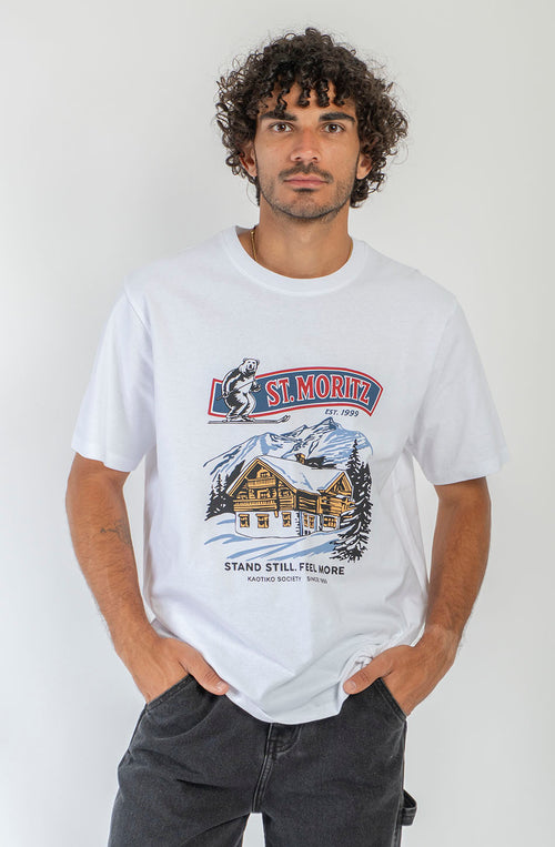 Luxury Vacation White Regular Fit T-Shirt