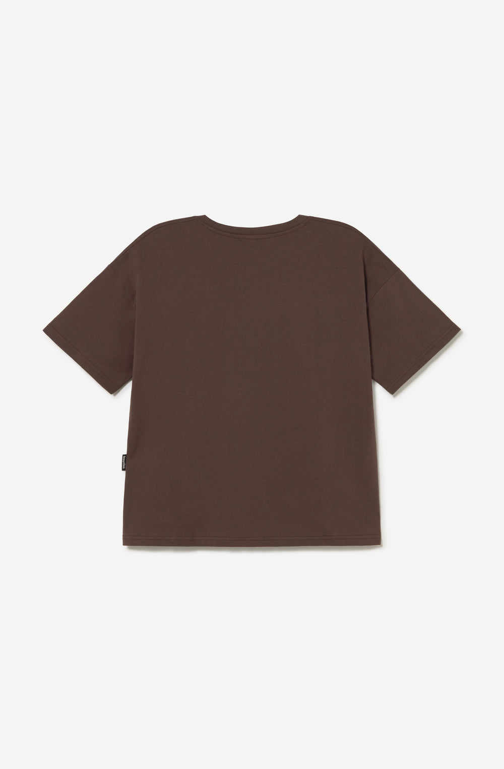 Camiseta Cropped Bouquet Organic Cotton Brown