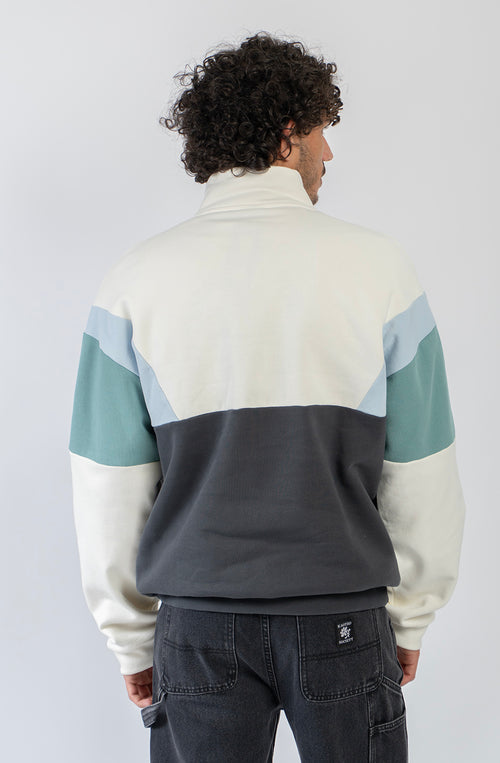 Arthur Ivory Black Niagara Relaxed Fit Sweatshirt