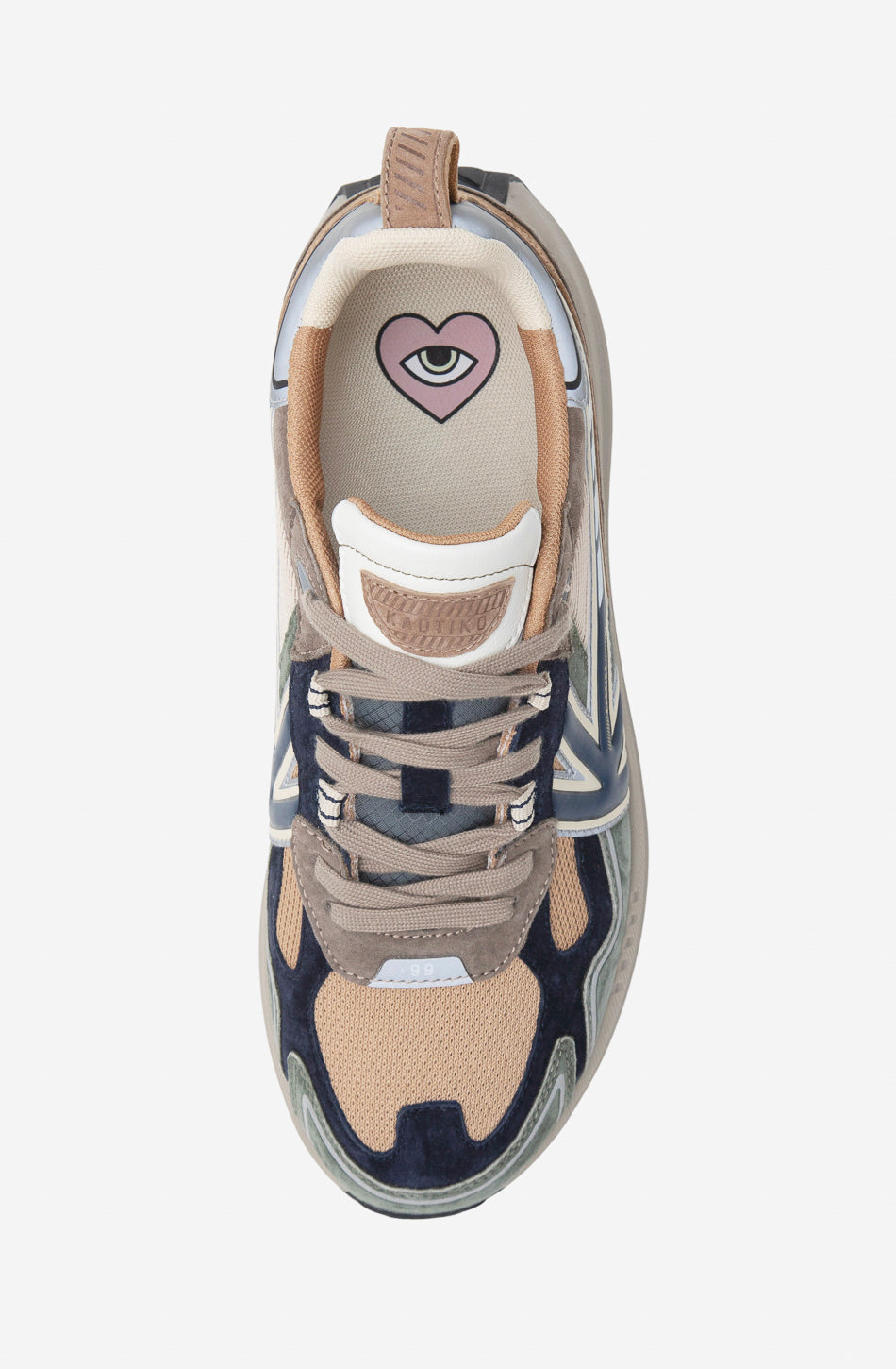 Kaotiko Vancouver Tech Velvet Green Sneakers