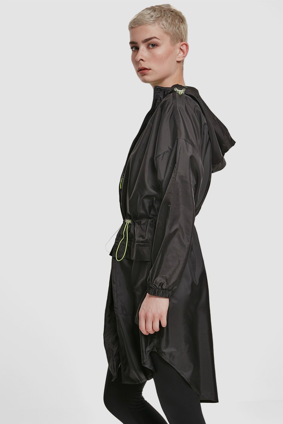 Urban Classics Transparent Light Black Jacket