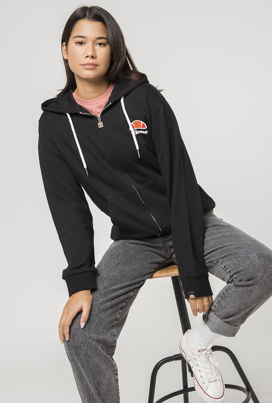 Ellesse sweatshirt black hood