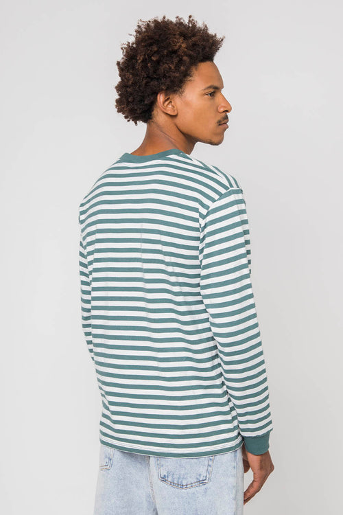 Green Striped Heart T-shirt