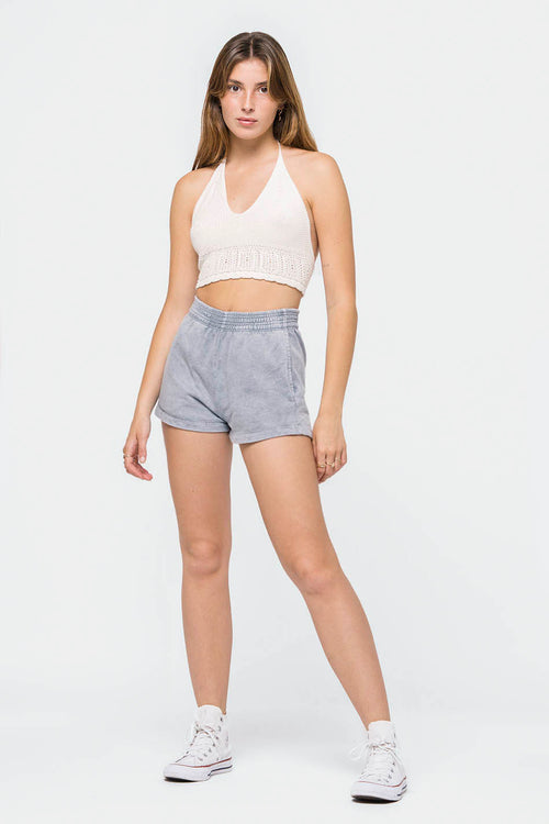 Menorca strappy crochet top