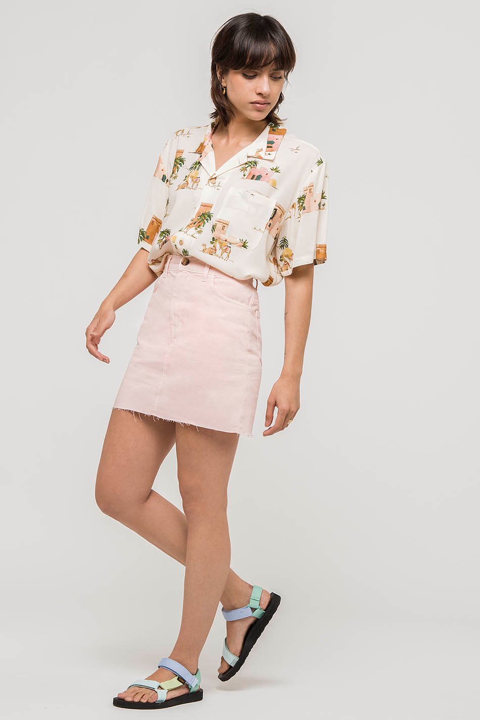 Falda Mini Rosa