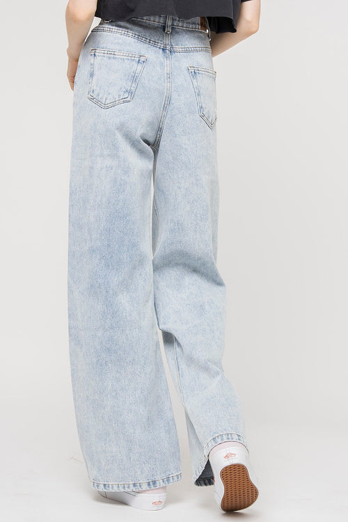 Pantalón Wide Leg Denim Acid