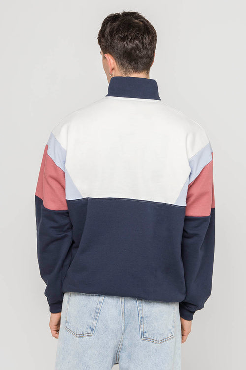 Sudadera Colin Marino/ Baby Blue/ Granate