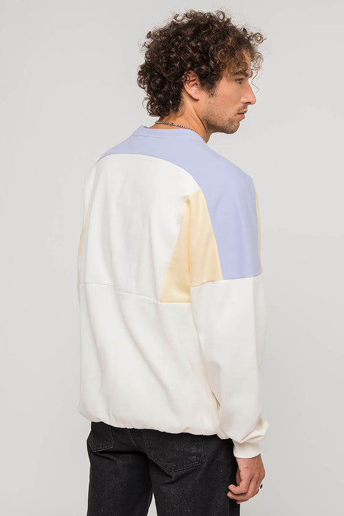 Spike Ivory/Yellow/Purpe Sweatshirt