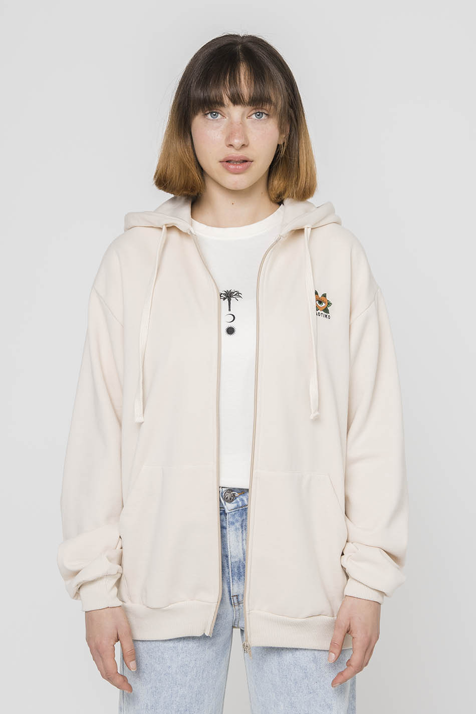 Sudadera Corazón Bone