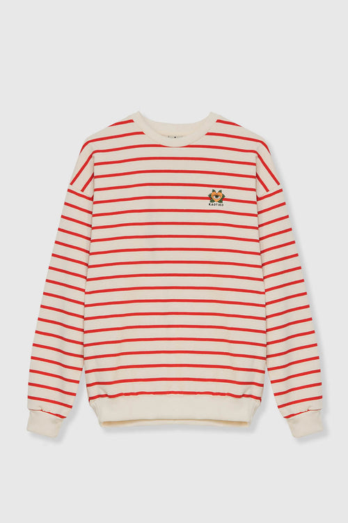 Sudadera Heart Stripes Red