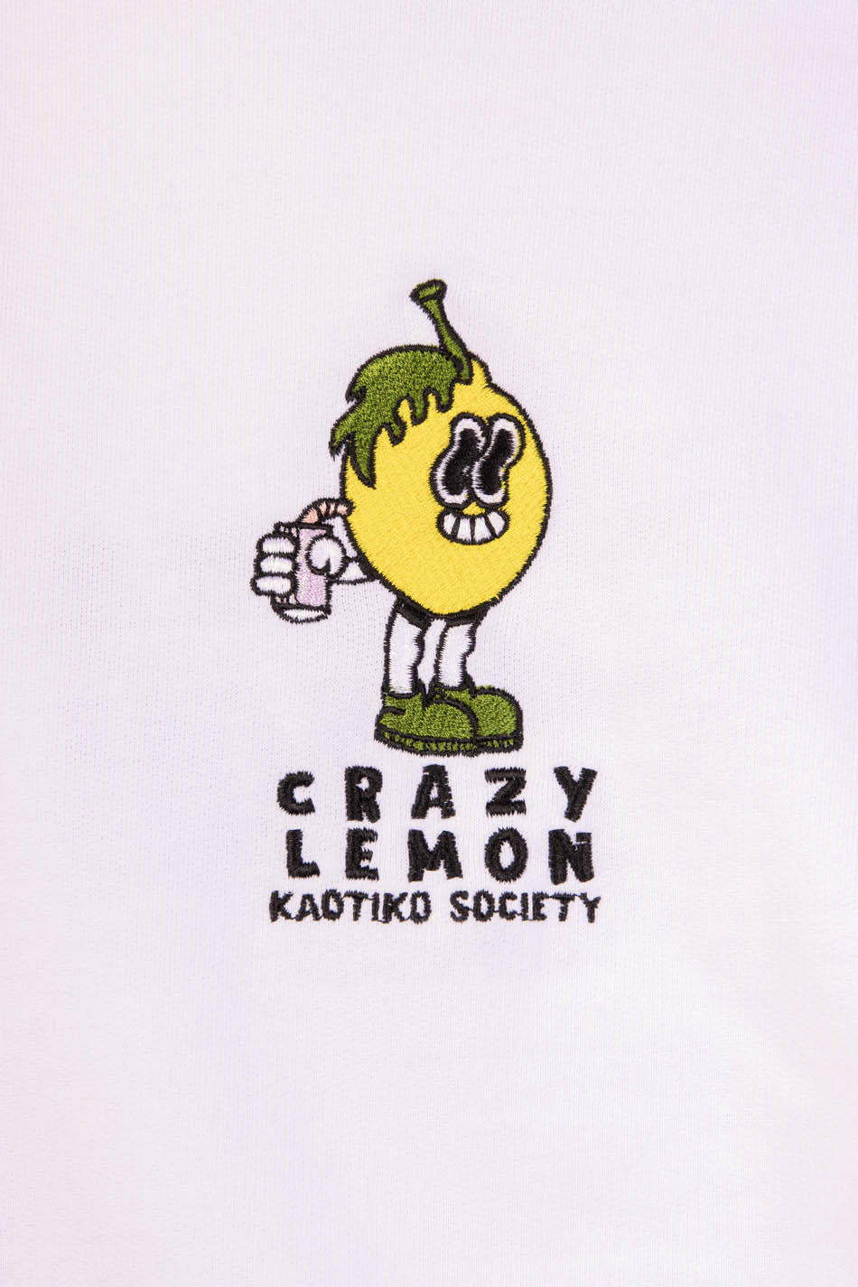 Sudadera Crazy Lemon Blanco