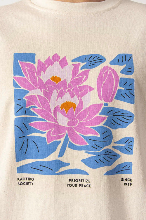 Water Lily Organic Cotton T-Shirt