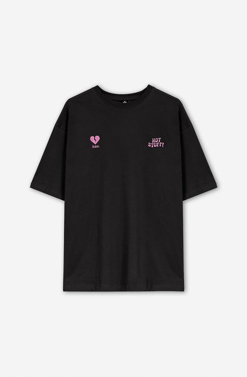 Camiseta Hot Stuff Heart Black